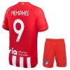 Maglia ufficiale Atlético Madrid Memphis 9 Casa 2023-24 per Bambino